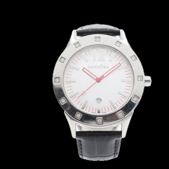 Vintage Pandora 811007WH Imagine Grand Men's Quartz Wristwatch Swiss Steel - Picture 4 of 5